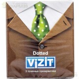 ВИЗИТ ПРЕЗЕРВАТИВЫ №3 ДОТТЕД ТОЧЕЧНЫЕ  [VIZIT]                                                                                                                                                                                                            