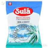ЗУЛА ЛЕДЕНЦЫ Б/САХАРА 60Г ВИТАМИН С ЭВКАЛИПТ  [SULA]                                                                                                                                                                                                      