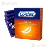 КОНТЕКС ЛАЙТС ПРЕЗЕРВАТИВЫ №3 ОСОБО ТОНКИЕ  [CONTEX  LIGHTS]                                                                                                                                                                                              
