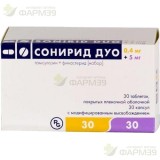 СОНИРИД ДУО ТАБ. 5МГ+0.4МГ №60 30+30 В НАБОРЕ: ТАМСУЛОЗИН (КАПСУЛЫ ПРОЛОНГИРОВАННОГО ДЕЙСТВИЯ 0.4 МГ)-5 ШТ., ФИНАСТЕРИД (ТАБЛЕТКИ ПОКРЫТЫЕ ПЛЕНОЧНОЙ ОБОЛОЧКОЙ 5 МГ)-5 ШТ.                                                                                