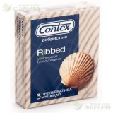 КОНТЕКС ПРЕЗЕРВАТИВЫ №3 РЕБРИСТЫЕ  [CONTEX]                                                                                                                                                                                                               
