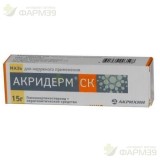 АКРИДЕРМ СК МАЗЬ Д/НАРУЖН. ПРИМЕН. 0.05%+3% 15Г                                                                                                                                                                                                           