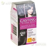 ЛОРЕАЛЬ КАСТИНГ КРЕМ ГЛОСС КРАСКА-УХОД Д/ВОЛОС Т.100 ЧЕРНАЯ ВАНИЛЬ  [LOREAL CASTING CREME GLOSS]                                                                                                                                                          
