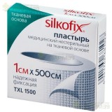 СИЛКОФИКС ЛЕЙКОПЛАСТ. 1Х500СМ ТКАН. [SILKOFIX]                                                                                                                                                                                                            