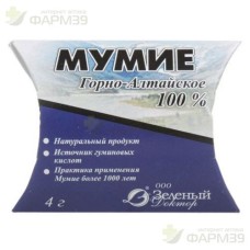 МУМИЕ ГОРНО-АЛТАЙСКОЕ 4Г. /ТРАВЫ АЛТАЯ/                                                                                                                                                                                                                   