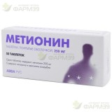 МЕТИОНИН ТАБ. П/О 250МГ №50                                                                                                                                                                                                                               