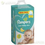 ПАМПЕРС НЬЮ БЕБИ ДРАЙ ПОДГУЗНИКИ Д/ДЕТЕЙ №144 РАЗМЕР 2 4-8КГ  [PAMPERS NEW BABY-DRY]                                                                                                                                                                      