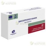 БИСОПРОЛОЛ-КАНОН ТАБ. П/П/О 5МГ №60                                                                                                                                                                                                                       