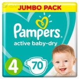 ПАМПЕРС АКТИВ БЕБИ-ДРАЙ ПОДГУЗНИКИ ДЕТ. №70 Р.4 9-14КГ  [PAMPERS ACTIVE BABY-DRY]                                                                                                                                                                         
