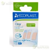 ЭКОПЛАСТ ПЛАСТЫРЬ МЕД. №16 НАБОР КЛИР ПРОЗРАЧ.  [ECOPLAST]                                                                                                                                                                                                