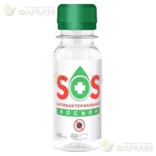 ЭККО ПЛЮС SOS ЛОСЬОН АНТИБАКТЕРИАЛЬНЫЙ СР-ВО ДЕЗИНФ. 100МЛ                                                                                                                                                                                                