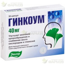 ГИНКОУМ КАПС. 40МГ №30
